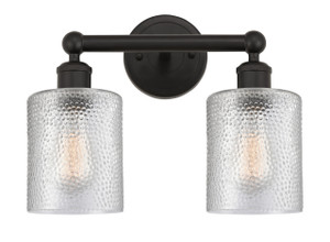 Cobbleskill - 2 Light - 14 inch - Oil Rubbed Bronze - Bath Vanity Light (616-2W-OB-G112)