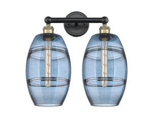 Vaz - 2 Light - 17 inch - Black Antique Brass - Bath Vanity Light (616-2W-BAB-G557-8BL)