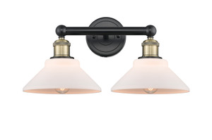 Orwell - 2 Light - 17 inch - Black Antique Brass - Bath Vanity Light (616-2W-BAB-G131)