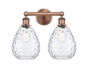 Waverly - 2 Light - 17 inch - Antique Copper - Bath Vanity Light (616-2W-AC-G372)