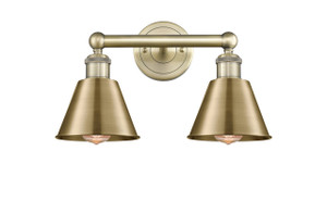 Smithfield - 2 Light - 16 inch - Antique Brass - Bath Vanity Light (616-2W-AB-M8-AB)