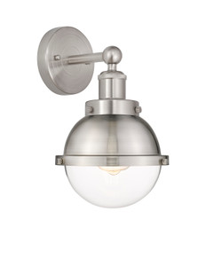 Hampden - 1 Light - 7 inch - Brushed Satin Nickel - Sconce (616-1W-SN-HFS-62-SN)