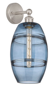 Vaz - 1 Light - 8 inch - Satin Nickel - Sconce (616-1W-SN-G557-8BL)