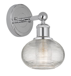 Ithaca - 1 Light - 6 inch - Polished Chrome - Sconce (616-1W-PC-G555-6CL)