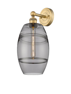 Vaz - 1 Light - 8 inch - Brushed Brass - Sconce (616-1W-BB-G557-8SM)