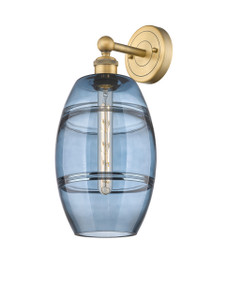 Vaz - 1 Light - 8 inch - Brushed Brass - Sconce (616-1W-BB-G557-8BL)