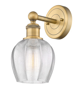 Norfolk - 1 Light - 6 inch - Brushed Brass - Sconce (616-1W-BB-G462-6)