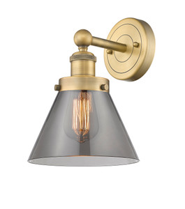 Cone - 1 Light - 8 inch - Brushed Brass - Sconce (616-1W-BB-G43)