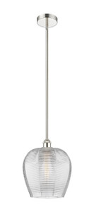 Norfolk - 1 Light - 12 inch - Polished Nickel - Cord hung - Mini Pendant (616-1S-PN-G462-12-LED)