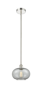 Gorham - 1 Light - 10 inch - Polished Nickel - Cord hung - Mini Pendant (616-1S-PN-G247)