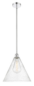 Berkshire - 1 Light - 16 inch - Polished Chrome - Cord hung - Pendant (616-1S-PC-GBC-164-LED)