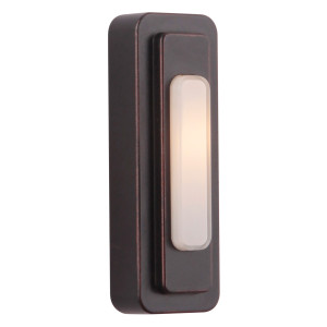 Surface Mount LED Lighted Push Button, Tiered in Oiled Bronze Gilded (PB5002-OBG) Surface Mount LED Lighted Push Button, Tiered in Oiled Bronze Gilded (PB5002-OBG)