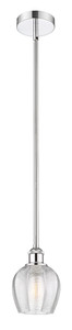 Norfolk - 1 Light - 6 inch - Polished Chrome - Cord hung - Mini Pendant (616-1S-PC-G462-6)