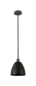 Bristol - 1 Light - 9 inch - Oil Rubbed Bronze - Cord hung - Mini Pendant (616-1S-OB-MBD-9-OB-LED)