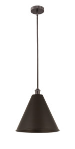 Berkshire - 1 Light - 16 inch - Oil Rubbed Bronze - Cord hung - Mini Pendant (616-1S-OB-MBC-16-OB)