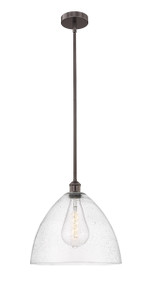 Bristol - 1 Light - 16 inch - Oil Rubbed Bronze - Cord hung - Pendant (616-1S-OB-GBD-164)