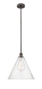 Berkshire - 1 Light - 16 inch - Oil Rubbed Bronze - Cord hung - Pendant (616-1S-OB-GBC-164)