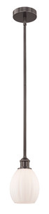 Eaton - 1 Light - 6 inch - Oil Rubbed Bronze - Cord hung - Mini Pendant (616-1S-OB-G81) Eaton - 1 Light - 6 inch - Oil Rubbed Bronze - Cord hung - Mini Pendant (616-1S-OB-G81)