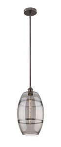 Vaz - 1 Light - 10 inch - Oil Rubbed Bronze - Cord hung - Mini Pendant (616-1S-OB-G557-10SM)