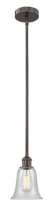 Hanover - 1 Light - 6 inch - Oil Rubbed Bronze - Cord hung - Mini Pendant (616-1S-OB-G2812)
