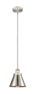 Appalachian - 1 Light - 8 inch - Brushed Satin Nickel - Cord hung - Mini Pendant (616-1SH-SN-M13-SN)