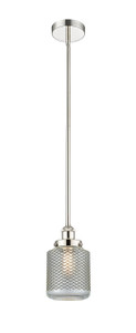 Stanton - 1 Light - 6 inch - Polished Nickel - Cord hung - Mini Pendant (616-1SH-PN-G262-LED)