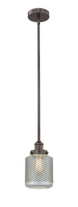 Stanton - 1 Light - 6 inch - Oil Rubbed Bronze - Cord hung - Mini Pendant (616-1SH-OB-G262-LED)