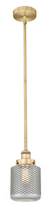 Stanton - 1 Light - 6 inch - Brushed Brass - Cord hung - Mini Pendant (616-1SH-BB-G262-LED)