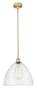 Bristol - 1 Light - 16 inch - Brushed Brass - Cord hung - Pendant (616-1S-BB-GBD-164-LED)