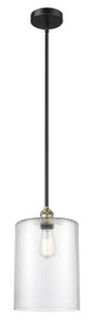 Cobbleskill - 1 Light - 9 inch - Black Antique Brass - Cord hung - Mini Pendant (616-1S-BAB-G112-L)