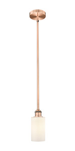 Clymer - 1 Light - 4 inch - Antique Copper - Cord hung - Mini Pendant (616-1S-AC-G801-LED)