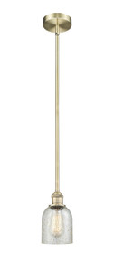 Caledonia - 1 Light - 5 inch - Antique Brass - Cord hung - Mini Pendant (616-1S-AB-G259-LED)