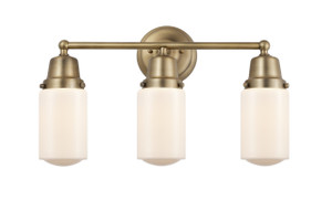 Dover - 3 Light - 21 inch - Brushed Brass - Bath Vanity Light (623-3W-BB-G311)