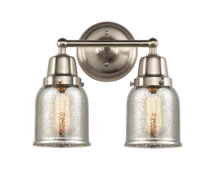 Bell - 2 Light - 13 inch - Brushed Satin Nickel - Bath Vanity Light (623-2W-SN-G58)
