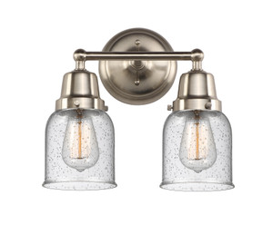 Bell - 2 Light - 13 inch - Brushed Satin Nickel - Bath Vanity Light (623-2W-SN-G54)
