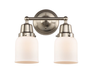 Bell - 2 Light - 13 inch - Brushed Satin Nickel - Bath Vanity Light (623-2W-SN-G51)