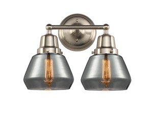 Fulton - 2 Light - 15 inch - Brushed Satin Nickel - Bath Vanity Light (623-2W-SN-G173)