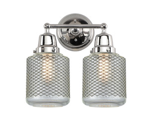 Stanton - 2 Light - 14 inch - Polished Chrome - Bath Vanity Light (623-2W-PC-G262)