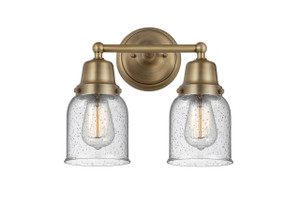Bell - 2 Light - 13 inch - Brushed Brass - Bath Vanity Light (623-2W-BB-G54)