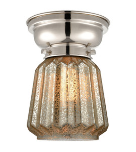 Chatham - 1 Light - 7 inch - Polished Nickel - Flush Mount (623-1F-PN-G146-LED) Chatham - 1 Light - 7 inch - Polished Nickel - Flush Mount (623-1F-PN-G146-LED)