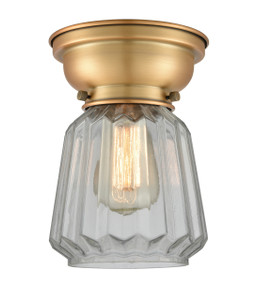 Chatham - 1 Light - 7 inch - Brushed Brass - Flush Mount (623-1F-BB-G142-LED)