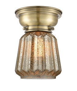 Chatham - 1 Light - 7 inch - Antique Brass - Flush Mount (623-1F-AB-G146-LED)