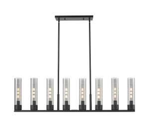 Boreas - 6 Light - 48 inch - Matte Black - Linear Pendant (617-8I-BK-G617-11SM)