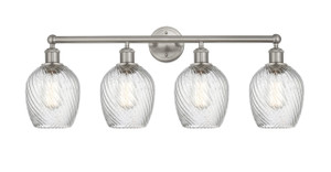 Salina - 4 Light - 33 inch - Brushed Satin Nickel - Bath Vanity Light (616-4W-SN-G292)