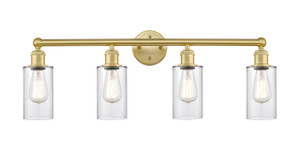 Clymer - 4 Light - 31 inch - Satin Gold - Bath Vanity Light (616-4W-SG-G802)