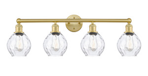 Waverly - 4 Light - 33 inch - Satin Gold - Bath Vanity Light (616-4W-SG-G362)