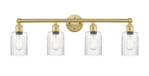 Hadley - 4 Light - 32 inch - Satin Gold - Bath Vanity Light (616-4W-SG-G342)