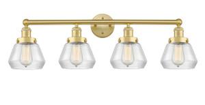 Fulton - 4 Light - 34 inch - Satin Gold - Bath Vanity Light (616-4W-SG-G172)