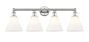 Berkshire - 4 Light - 35 inch - Polished Nickel - Bath Vanity Light (616-4W-PN-GBC-81)