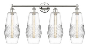 Windham - 4 Light - 34 inch - Polished Nickel - Bath Vanity Light (616-4W-PN-G682-7)